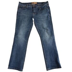 Seven7 Straight Fit Jeans Mens 36x32 (40x30.5) Blue Denim Stretch Medium Wash